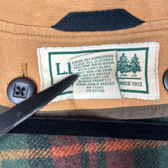 L.L. Bean Original Field Coat with Wool/Nylon Liner - XL‎ men - Picture 12 of 17